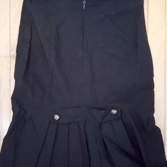 Living Dead Souls black pencil skirt with leopard - Picture 6 of 11